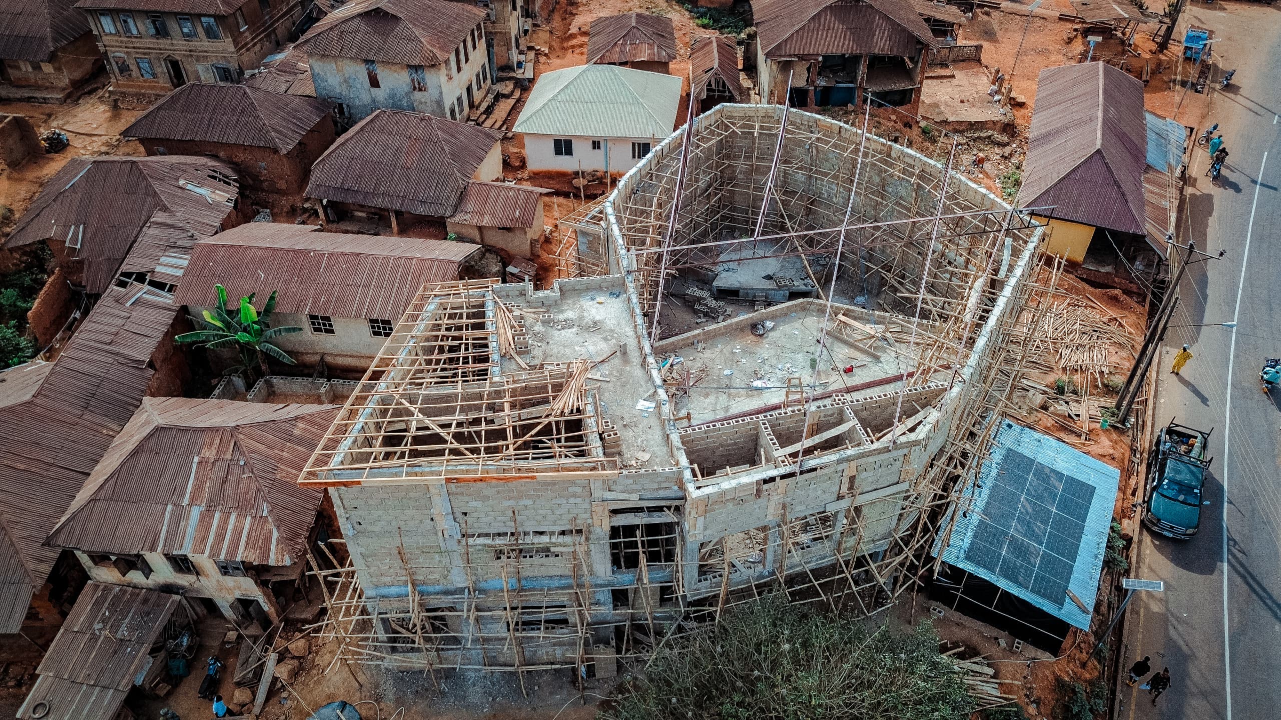 Ongoing Conference Center project at Ilawe-Ekiti